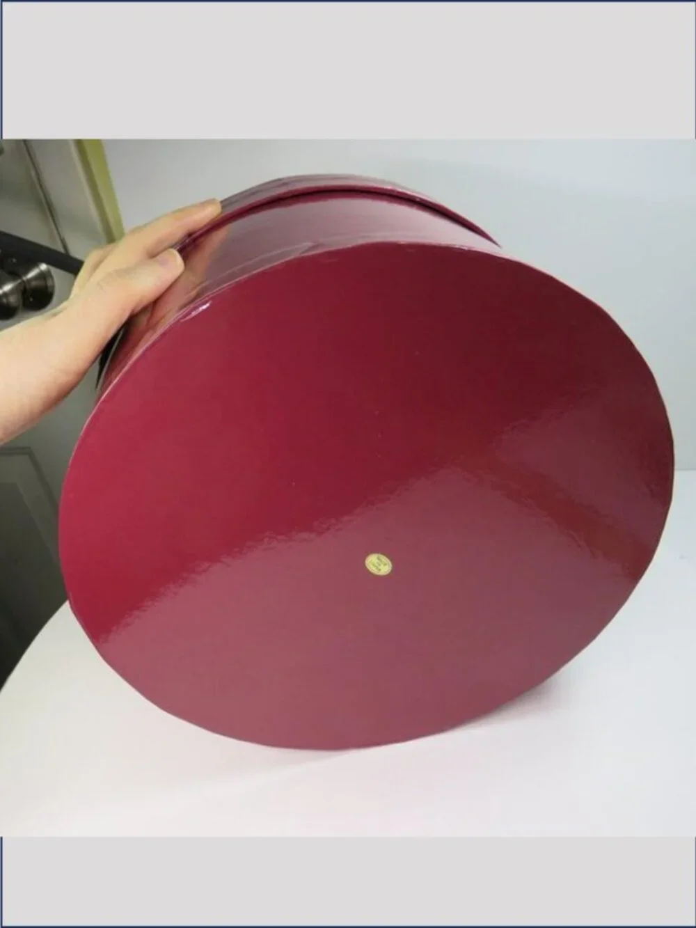 Vintage Floral Round Hat Box 10